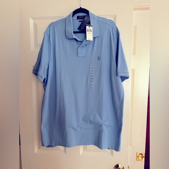 NWT Ralph Lauren Blue Polo classic fit XL - Picture 1 of 4